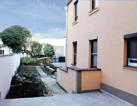 Fassade-Garten